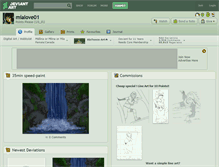 Tablet Screenshot of mialove01.deviantart.com