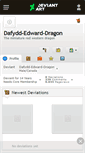 Mobile Screenshot of dafydd-edward-dragon.deviantart.com