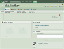 Tablet Screenshot of dafydd-edward-dragon.deviantart.com