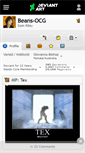 Mobile Screenshot of beans-ocg.deviantart.com