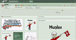 Desktop Screenshot of munlax.deviantart.com