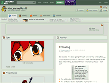 Tablet Screenshot of minleanneverrill.deviantart.com