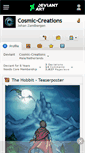 Mobile Screenshot of cosmic-creations.deviantart.com