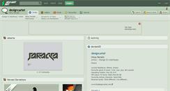 Desktop Screenshot of designcartel.deviantart.com