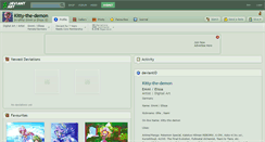 Desktop Screenshot of kitty-the-demon.deviantart.com