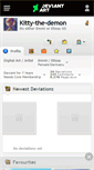 Mobile Screenshot of kitty-the-demon.deviantart.com
