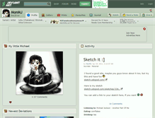 Tablet Screenshot of monmj.deviantart.com