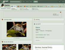 Tablet Screenshot of kearna.deviantart.com