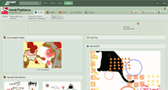 Desktop Screenshot of handsthatdance.deviantart.com