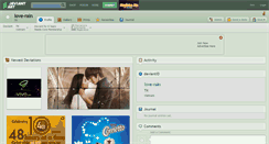 Desktop Screenshot of love-rain.deviantart.com