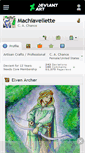 Mobile Screenshot of machiavellette.deviantart.com