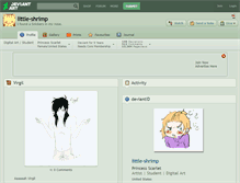 Tablet Screenshot of little-shrimp.deviantart.com