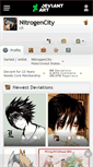 Mobile Screenshot of nitrogencity.deviantart.com