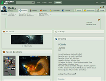 Tablet Screenshot of pd-ride.deviantart.com