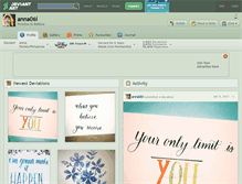 Tablet Screenshot of anna06i.deviantart.com
