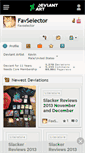Mobile Screenshot of favselector.deviantart.com