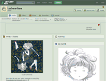 Tablet Screenshot of barbara-liana.deviantart.com