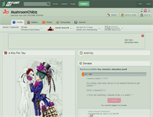 Tablet Screenshot of mushroomchibiz.deviantart.com