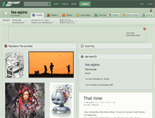 Tablet Screenshot of fee-alpino.deviantart.com