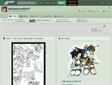 Tablet Screenshot of edsonprowerfox97.deviantart.com