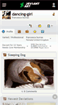 Mobile Screenshot of dancing-girl.deviantart.com