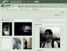 Tablet Screenshot of hardisty.deviantart.com
