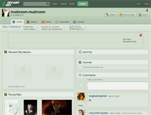 Tablet Screenshot of mushroom-mushroom.deviantart.com