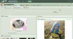 Desktop Screenshot of divinenightshade.deviantart.com