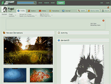 Tablet Screenshot of fugal.deviantart.com