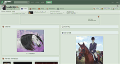 Desktop Screenshot of leaderstorm.deviantart.com