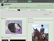 Tablet Screenshot of leaderstorm.deviantart.com