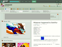 Tablet Screenshot of juliomartell.deviantart.com