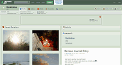 Desktop Screenshot of donkickme.deviantart.com