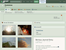 Tablet Screenshot of donkickme.deviantart.com