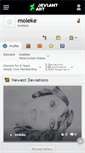 Mobile Screenshot of moleke.deviantart.com