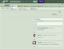 Tablet Screenshot of minele.deviantart.com
