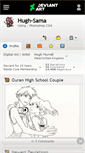 Mobile Screenshot of hugh-sama.deviantart.com