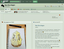 Tablet Screenshot of max-the-dragon.deviantart.com