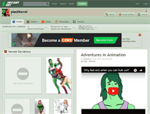 Tablet Screenshot of plastikevol.deviantart.com