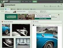 Tablet Screenshot of americanmuscle.deviantart.com