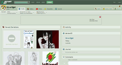 Desktop Screenshot of im-a-tiger.deviantart.com