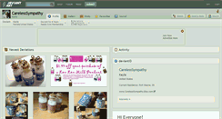 Desktop Screenshot of carelesssympathy.deviantart.com