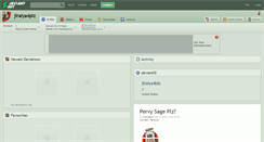 Desktop Screenshot of jiraiya4plz.deviantart.com