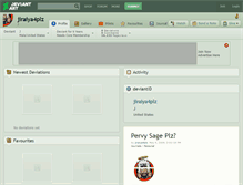 Tablet Screenshot of jiraiya4plz.deviantart.com