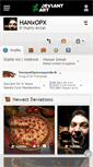 Mobile Screenshot of hanxopx.deviantart.com