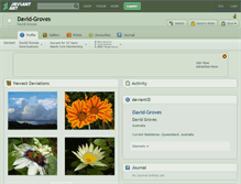 Tablet Screenshot of david-groves.deviantart.com