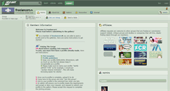 Desktop Screenshot of freelancers.deviantart.com