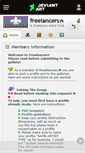 Mobile Screenshot of freelancers.deviantart.com