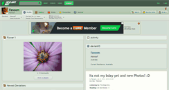 Desktop Screenshot of fanoom.deviantart.com