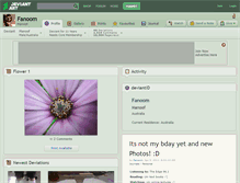 Tablet Screenshot of fanoom.deviantart.com